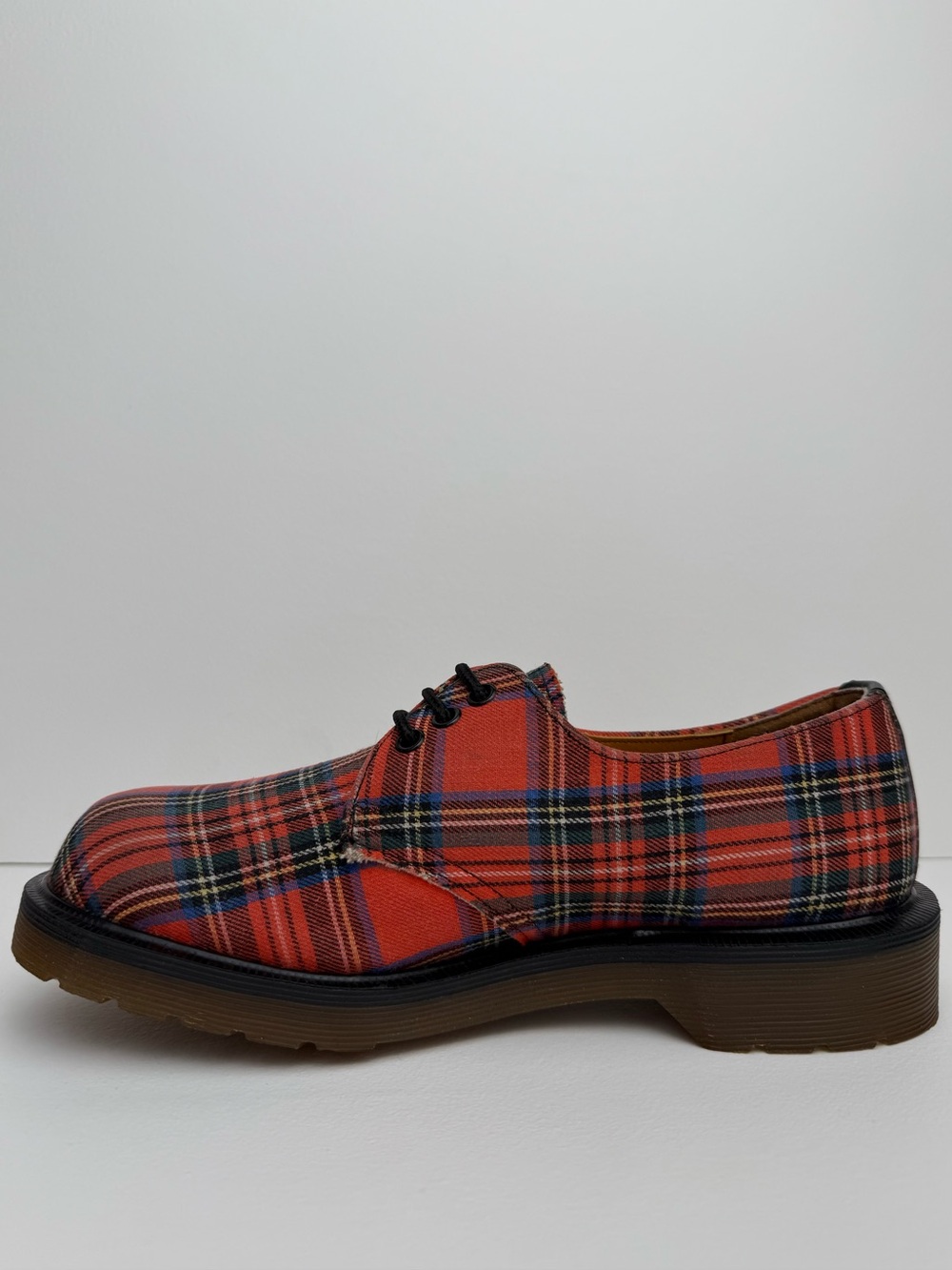 Dr. Martens NaNa Plaid Vintage Canvas Gibson Made in England Oxfords UK 5 - Picture 4 of 16